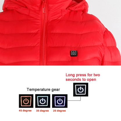 Jacket Coat USB Electric Jacket Cotton Coat Heater Thermal Clothing Heating Vest Men's