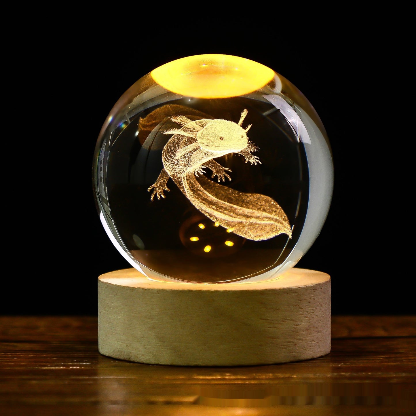 Luminous Starry Sky And Planets Moon Moon Crystal Ball Small Night Lamp Projection