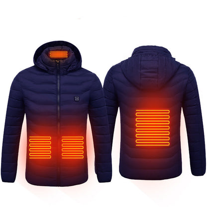 Jacket Coat USB Electric Jacket Cotton Coat Heater Thermal Clothing Heating Vest Men's