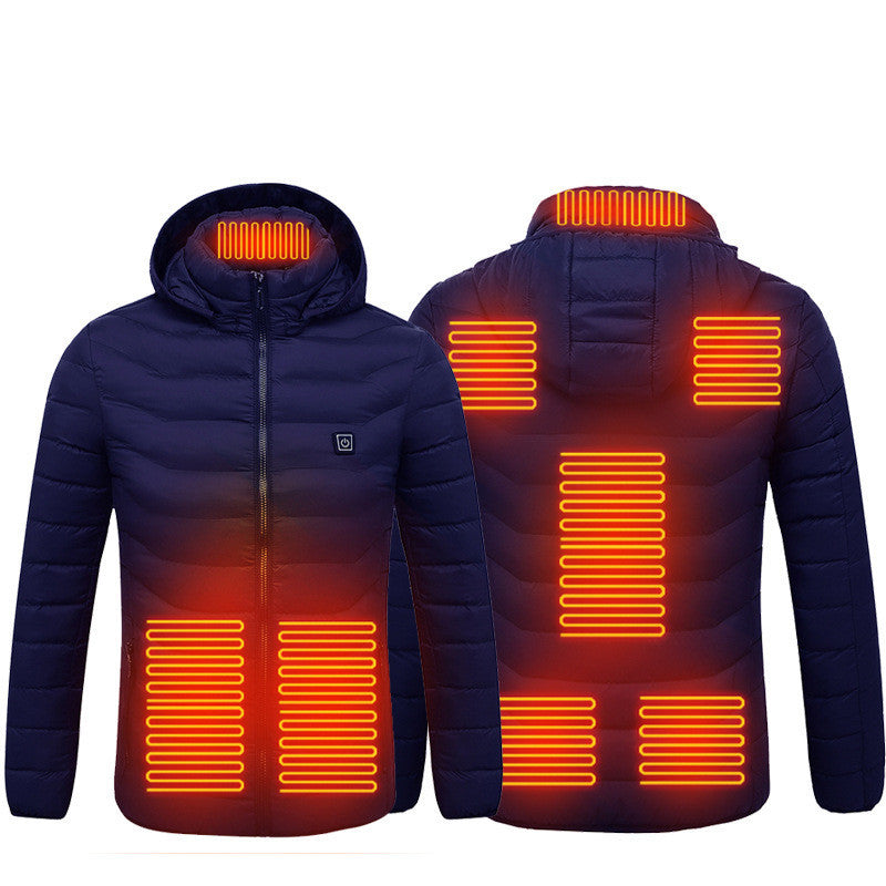 Jacket Coat USB Electric Jacket Cotton Coat Heater Thermal Clothing Heating Vest Men's