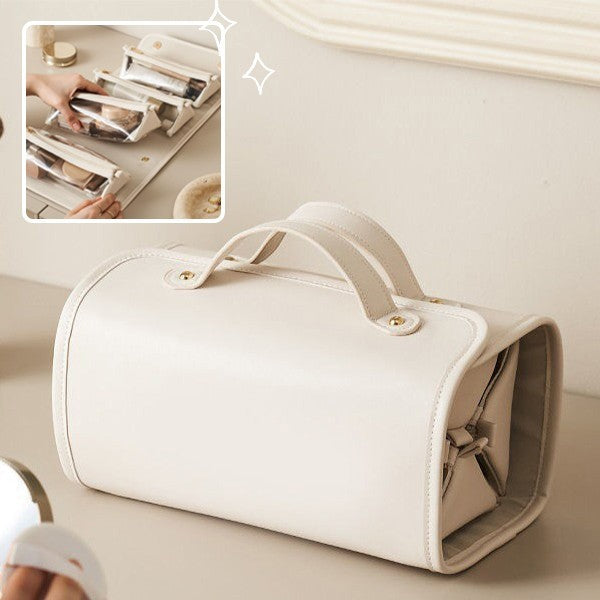 New Folding Cosmetic Bag Large  Travel Storage Washing Bag For Women